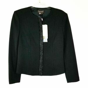 *NWT* 100% Wool EPISODE Black Dress Jacket, size 6